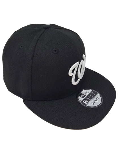 Washington Nationals Authentic New Era 9FIFTY Black Snapback Baseball Cap