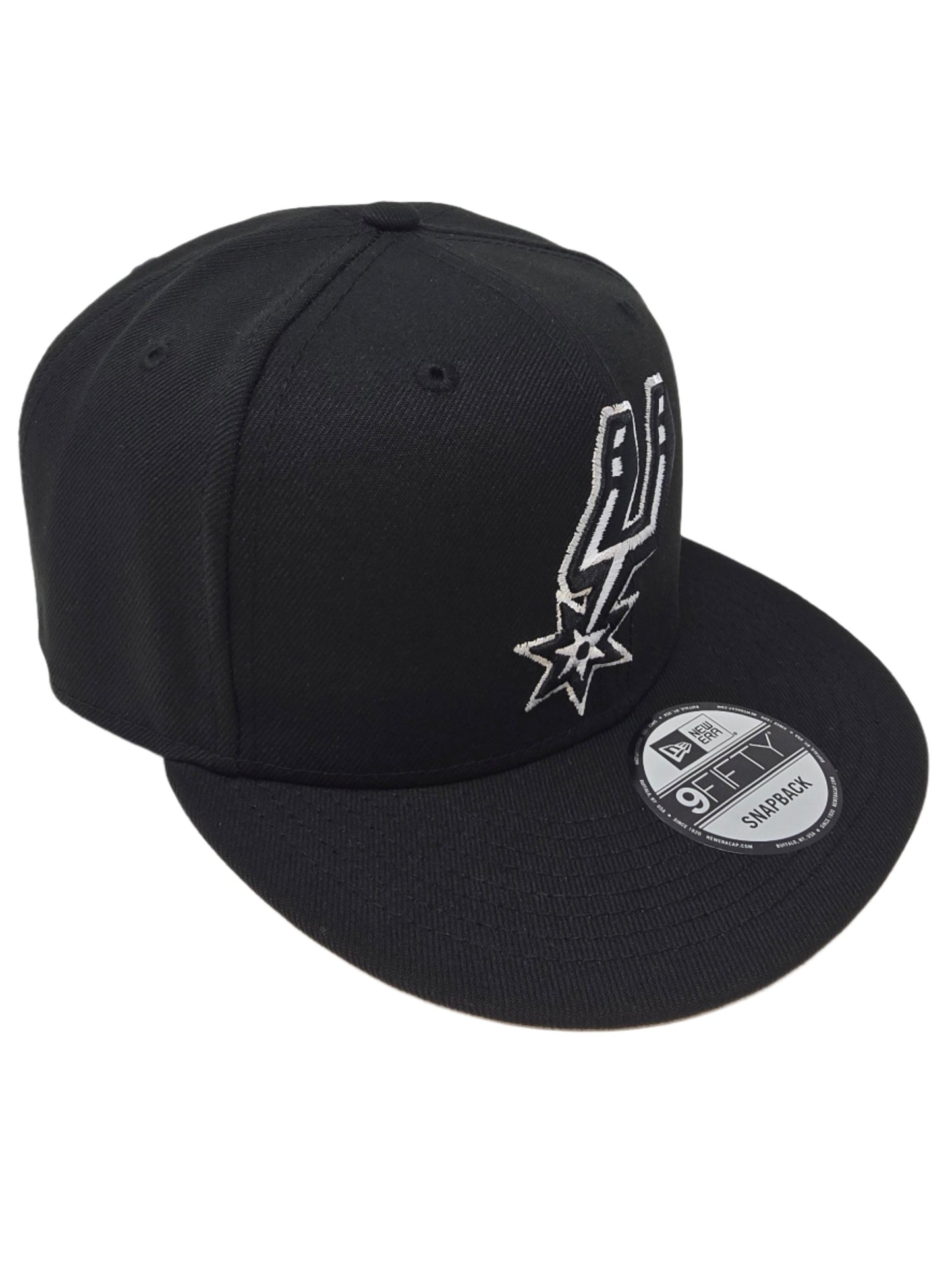 San Antonio Spurs Officially Licensed NBA New Era 9FIFTY Black Snapback