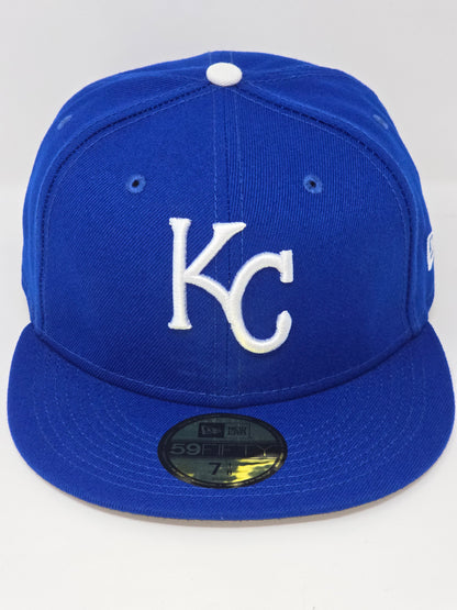 Kansas City Royals New Era Fitted Royal Blue Baseball Cap 59FIFTY