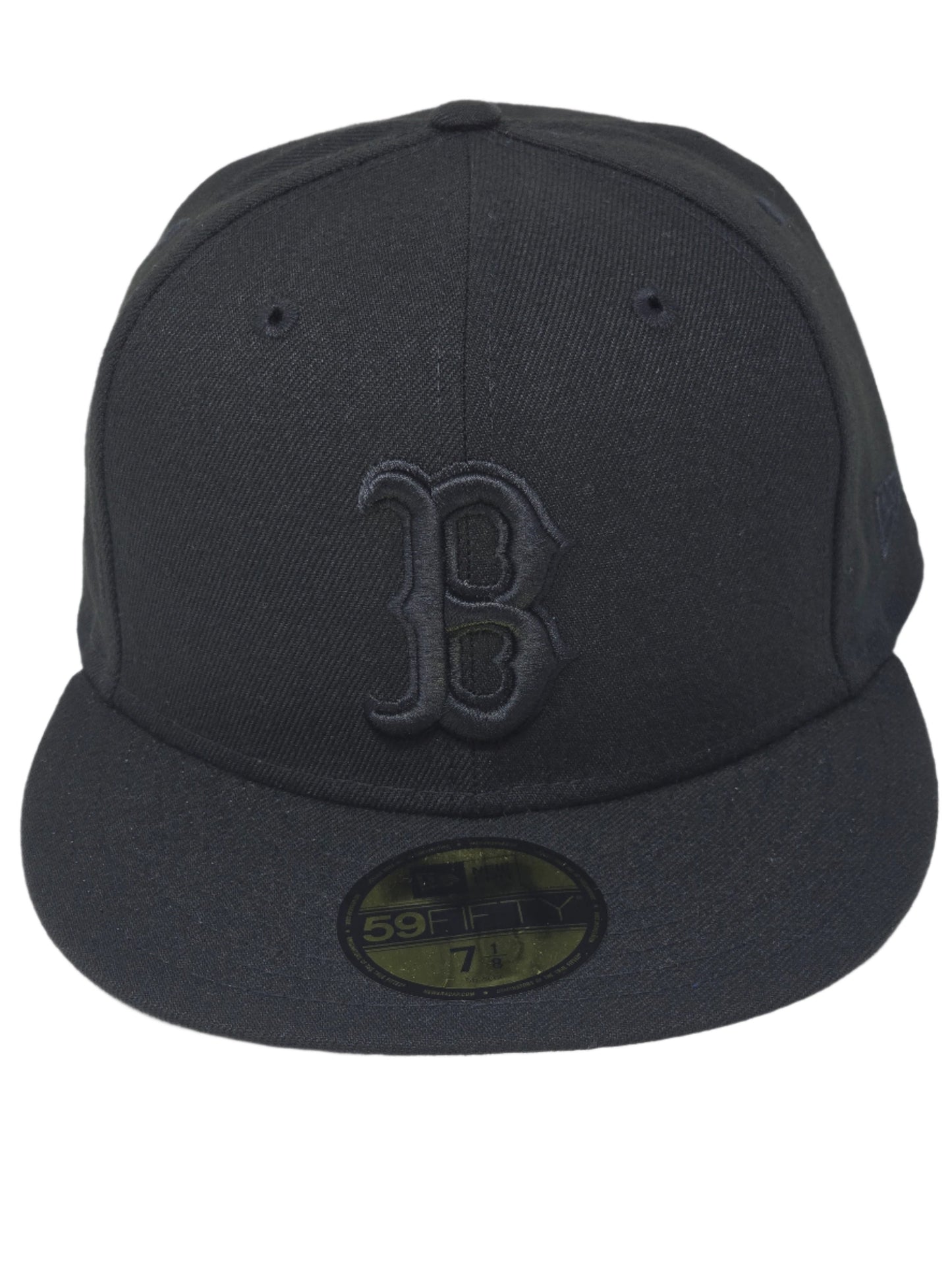 Boston Red Sox New Era Fitted 59FIFTY Blackout Baseball Cap