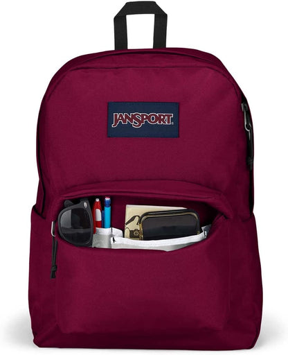 JansPort Superbreak Russet Red Backpack JS0A4QUT04S