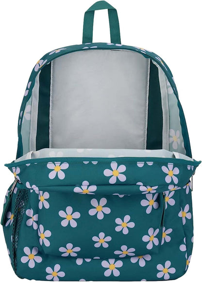 JanSport Cross Town Mochila escolar con cerezas de 8 bits JS0A47LW93L