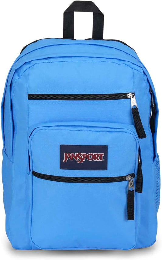 JanSport Backpack Big Student Blue Neon