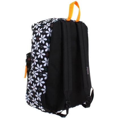 Jansport Superbreak Backpack Black Floral Geo