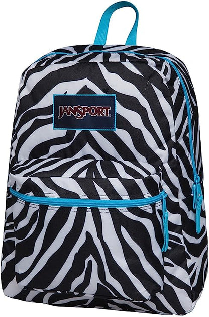 Jansport Superbreak Backpack Overexposed Miss Zebra/Mammoth Blue