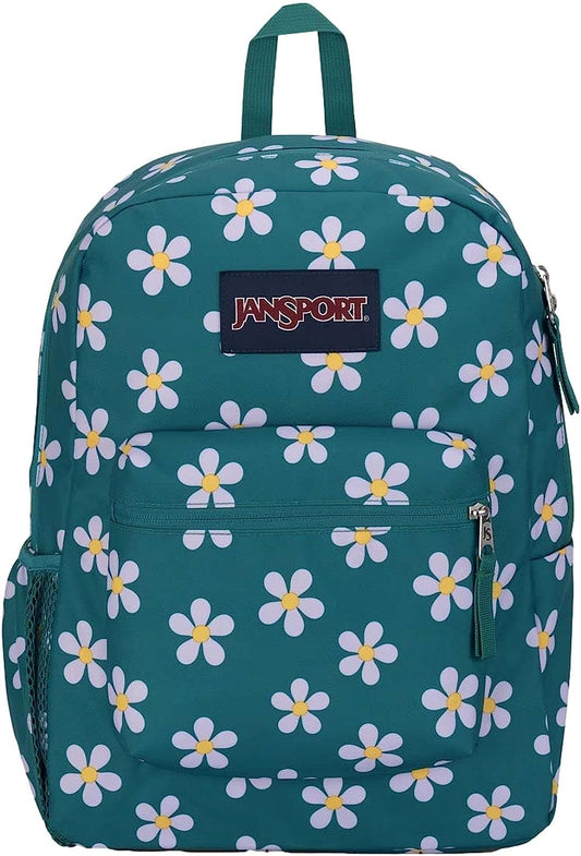 JanSport Cross Town Mochila escolar con cerezas de 8 bits JS0A47LW93L