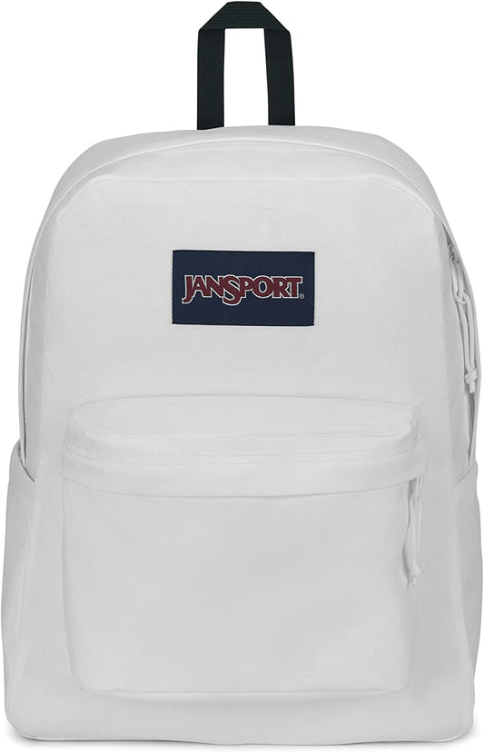 JanSport Superbreak mochila escolar blanca 