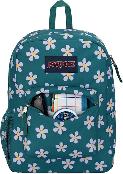 JanSport Cross Town Mochila escolar con cerezas de 8 bits JS0A47LW93L