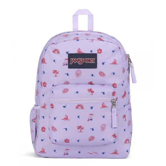 JanSport Cross Town Mochila escolar con cerezas de 8 bits JS0A47LW93L