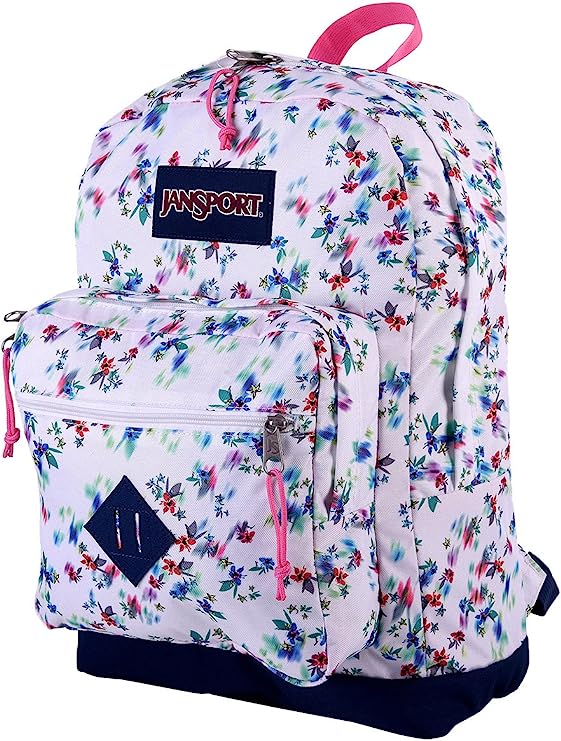 Jansport City Scout Backpack Multi White Floral Haze