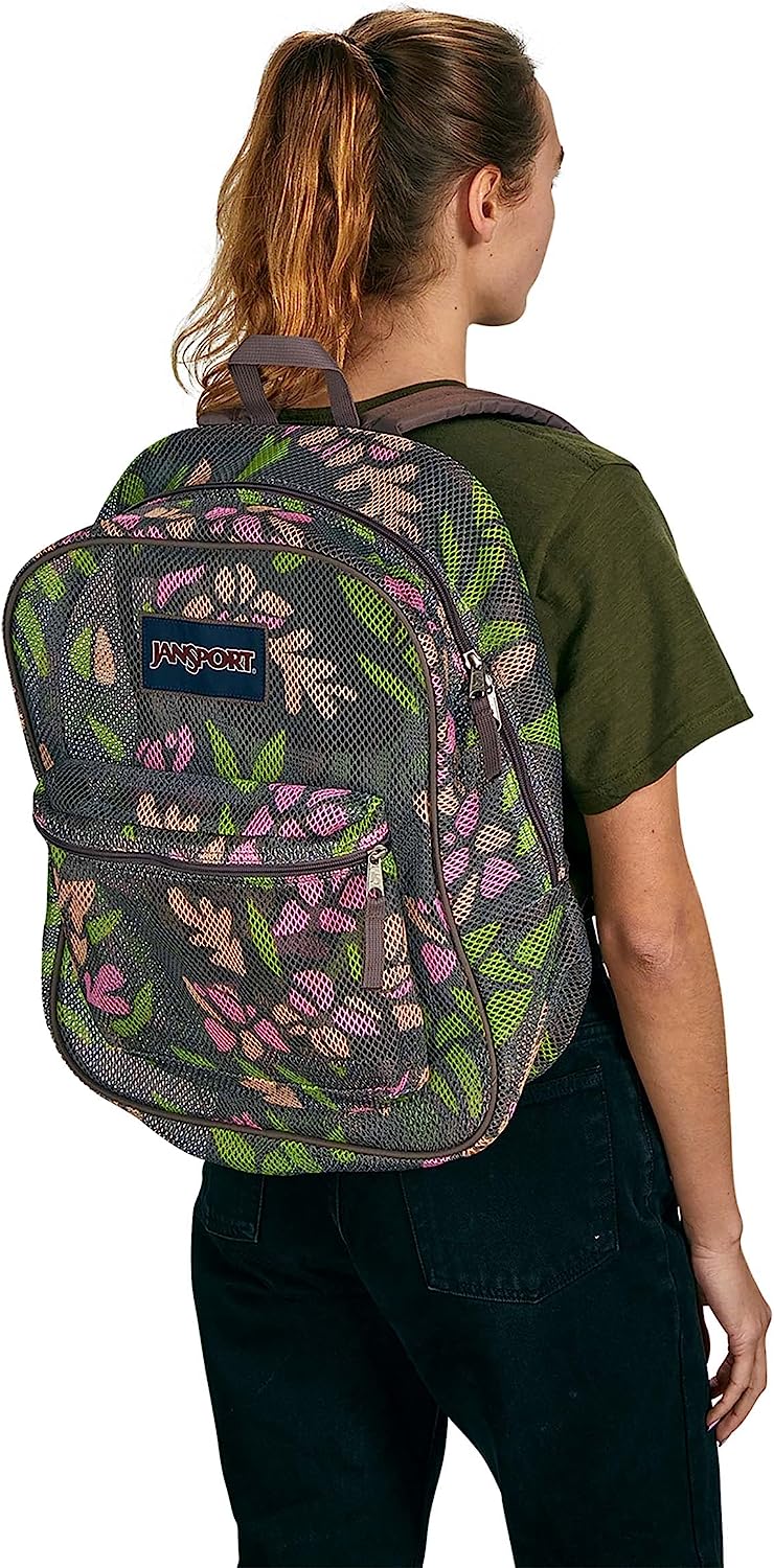 Jansport Mesh Pack Backpack STAINED GLASS