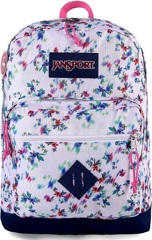 Jansport City Scout Backpack Multi White Floral Haze