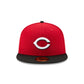 New Era 59FIFTY Fitted Hat Cincinnati Reds Authentic Collection Road