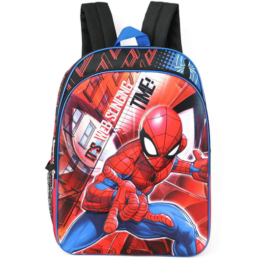 Marvel Spiderman 3D Backpack "it's Web Slinging Time" Large Back