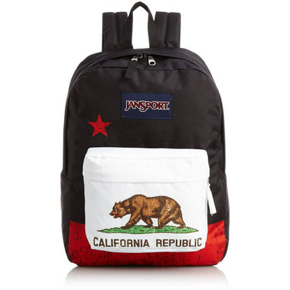 Jansport Superbreak Backpack California Republic Bear