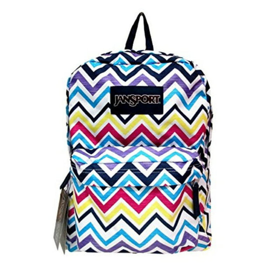 Jansport Superbreak Backpack Multi Saucy Chevron