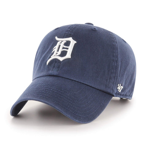 '47 MLB 디트로이트 타이거스 클린업 조절식 모자 네이비