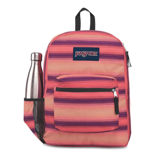 JanSport Cross Town Mochila escolar con cerezas de 8 bits JS0A47LW93L