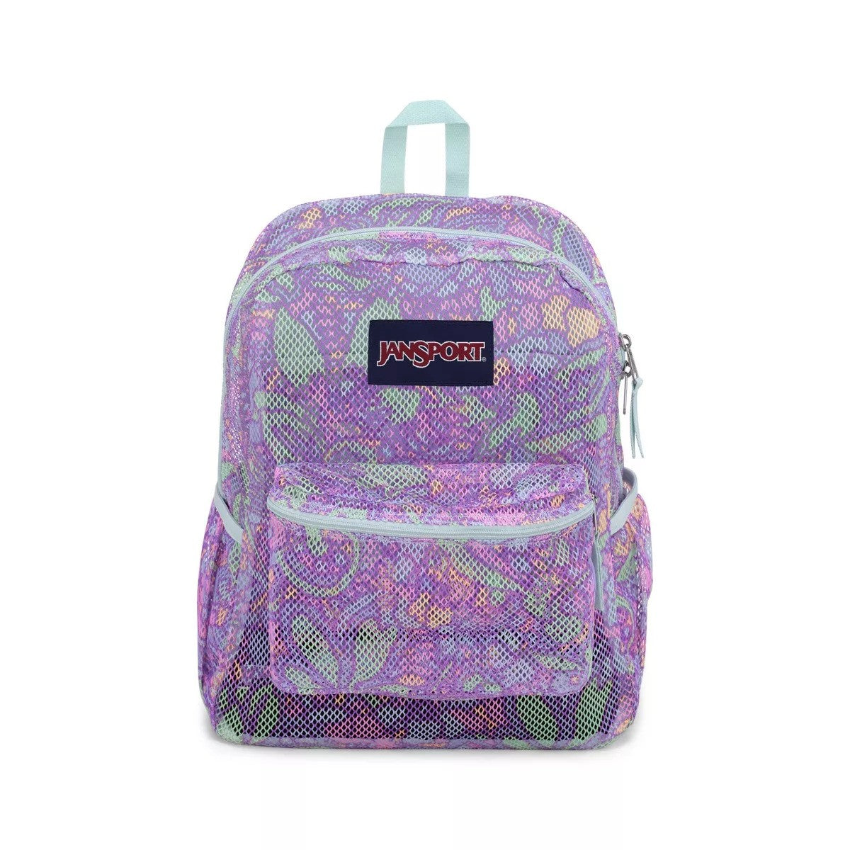 Jansport Eco Mesh Pack JS0A4QW3GW0 - Fluid Floral Pastel Lilac