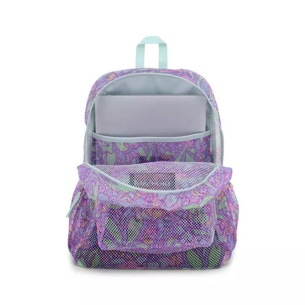 Jansport Eco Mesh Pack JS0A4QW3GW0 - Fluid Floral Pastel Lilac