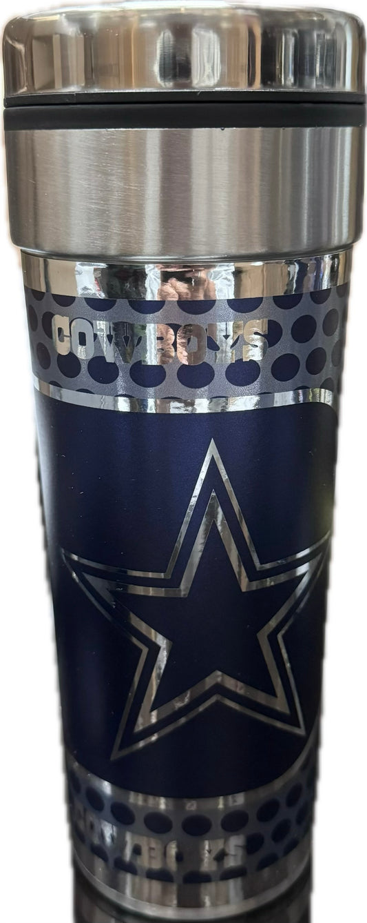 Dallas Cowboys Travel Tumbler Stainless Steel 22oz