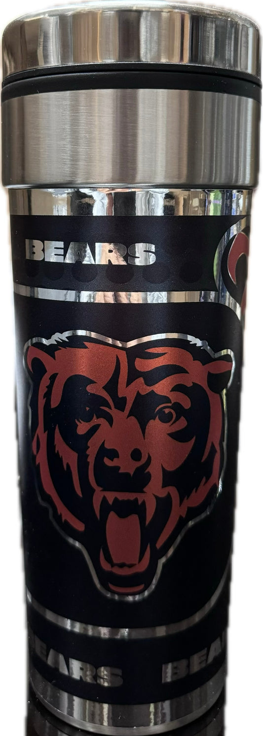 Chicago Bears Travel Tumbler Stainless Steel 22oz