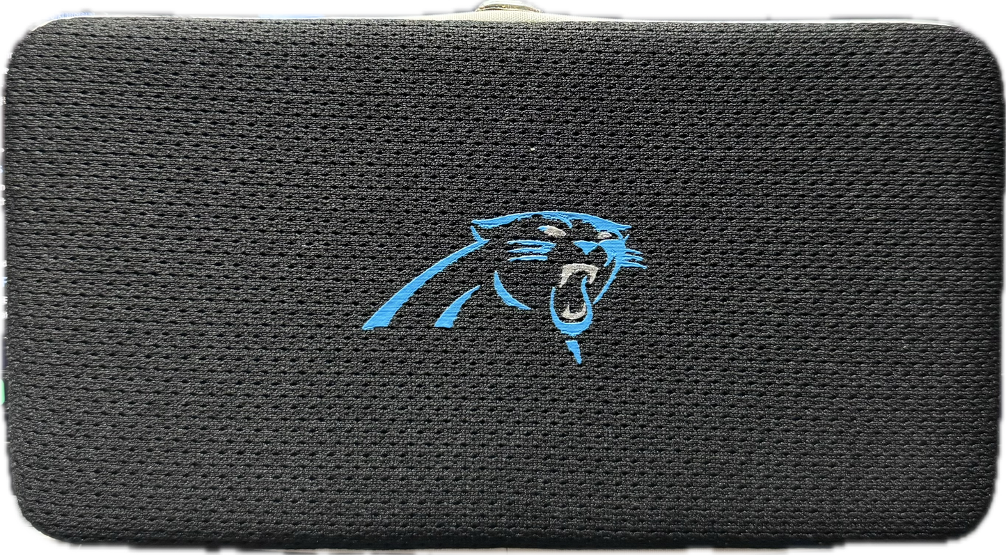 New NFL Shell Mesh Clutch Wallet - Carolina Panthers