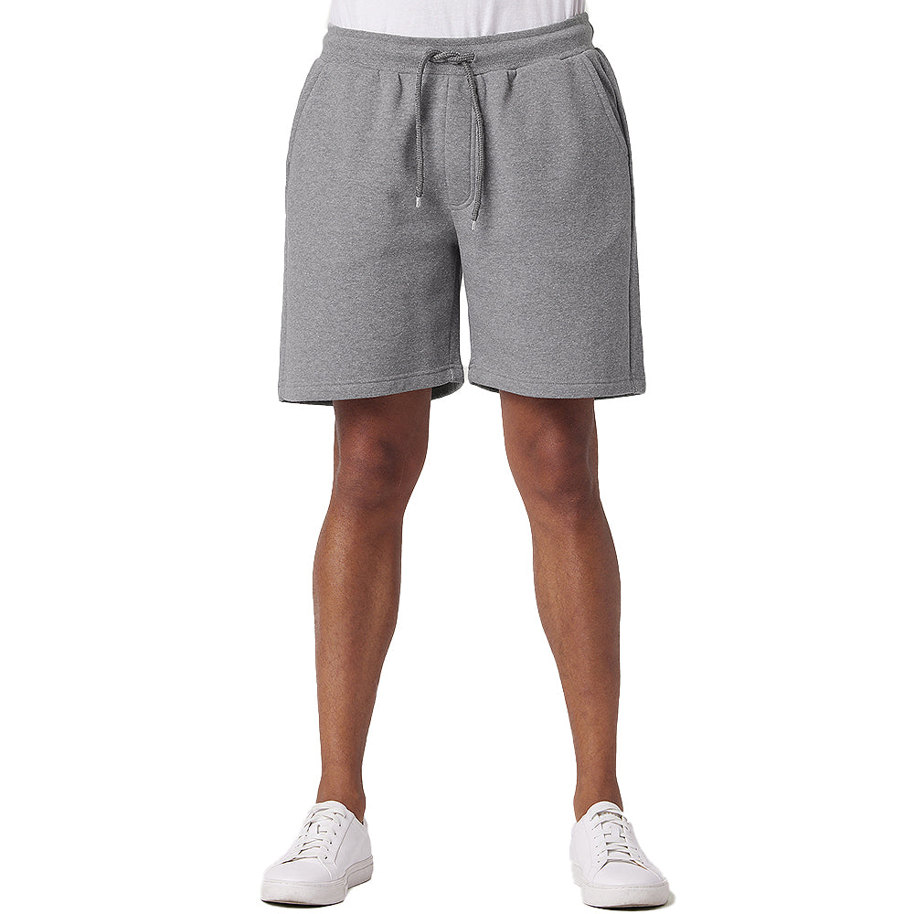 Unisex Light Weight Shorts Fleece Pants Carbon Grey 7oz