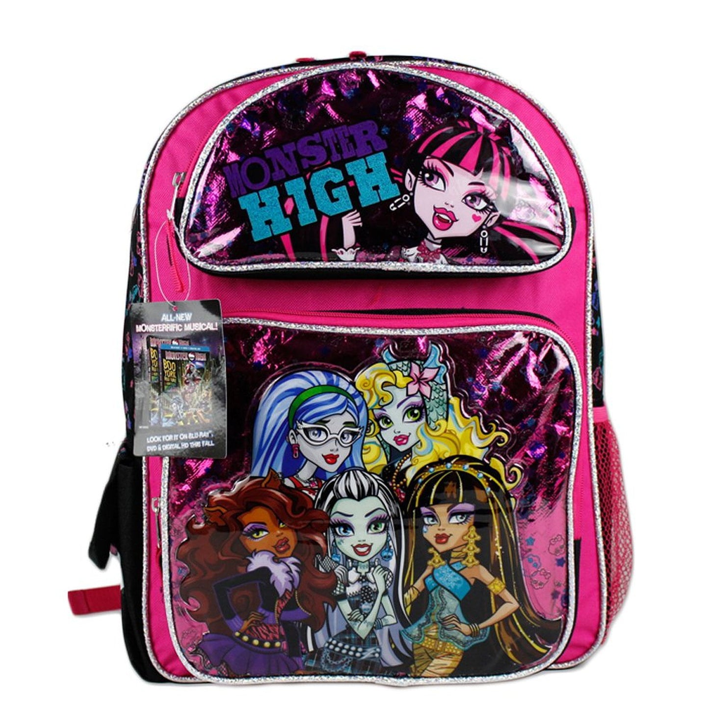 Monster High - Pink Girls Group School Backpack