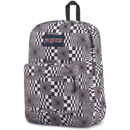 Jansport Superbreak Backpack Distorted Checkerboard