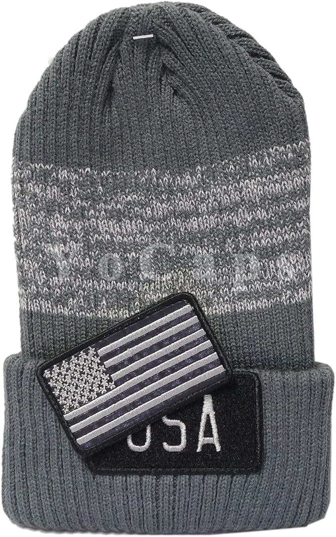 Knit USA Flag Beanie