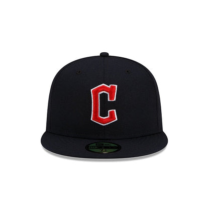 New Era 59FIFTY Fitted Hat Cleveland Guardians Authentic Collection Road