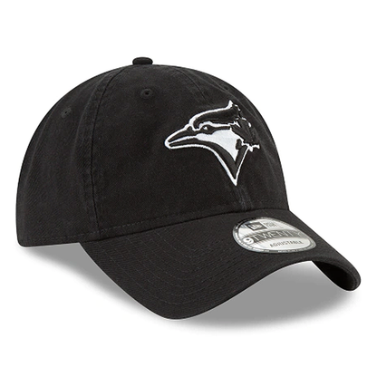 New Era 9TWENTY MLB Toronto Blue Jays Core Classic Adjustable Hat Black/White