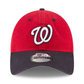New Era 9TWENTY MLB 워싱턴 내셔널스 코어 클래식 조절식 모자 레드/네이비