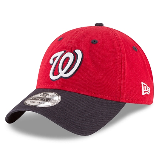 New Era 9TWENTY MLB Washington Nationals Core Classic Gorra ajustable rojo/azul marino