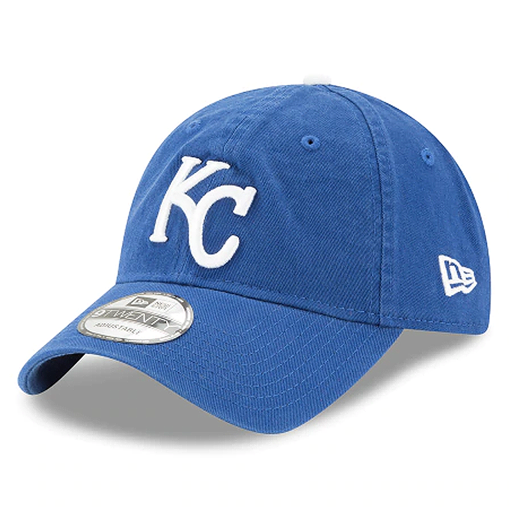 뉴에라 MLB 캔자스시티 로열스 코어 클래식 9TWENTY 조절식 모자 로얄 블루