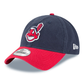 New Era MLB 클리블랜드 인디언스 코어 클래식 9TWENTY 조절식 모자 네이비 및 레드