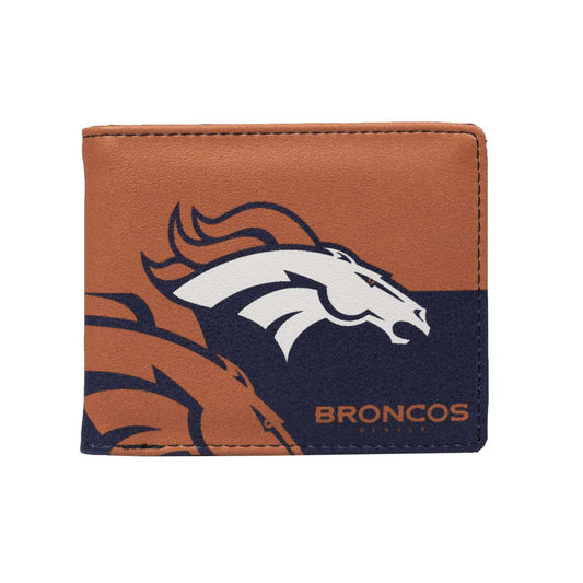 Cartera de dos pliegues de los Denver Broncos Color del equipo 