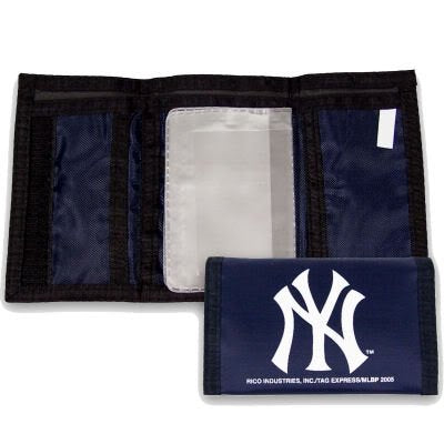 New York Yankees Nylon Trifold Wallet Team Color