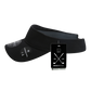 Standard Golf Sun Visors Pique Pattern Black