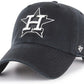 '47 MLB Houston Astros Black Clean up Adjustable Hat