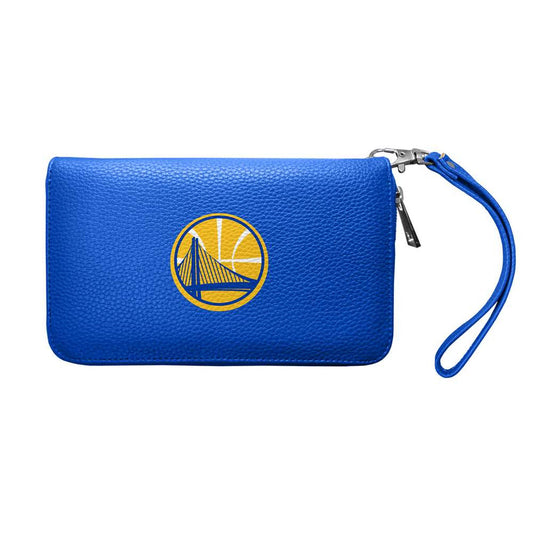 Golden State Warriors Zip Organizer Wallet Pebble Royal Blue