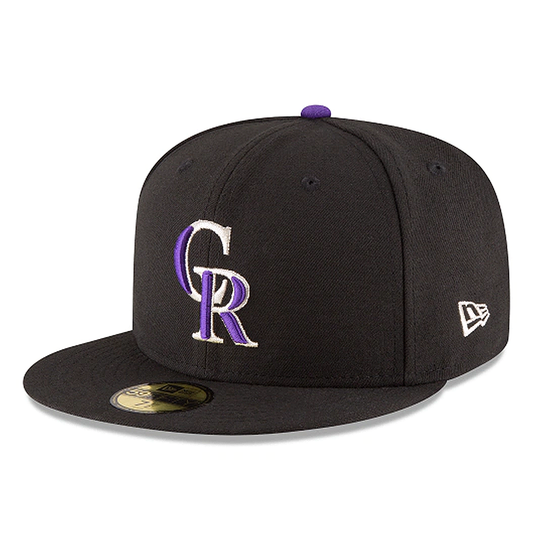 New Era 59FIFTY MLB Colorado Rockies Authentic Collection On Field Gorra ajustada Negro