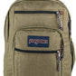JanSport Cool Student Backpack Army Green Letterman Poly JS0A2SDD82C