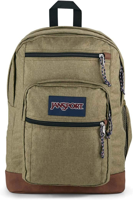 JanSport Cool Student Mochila Verde militar Letterman Poly JS0A2SDD82C