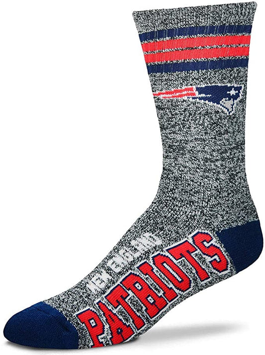 FBF Got Marbled Crew Socks New England Patriots Large(10-13)