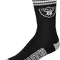FBF 4 Stripe Deuce Crew Socks Oakland Raiders Large(10-13)