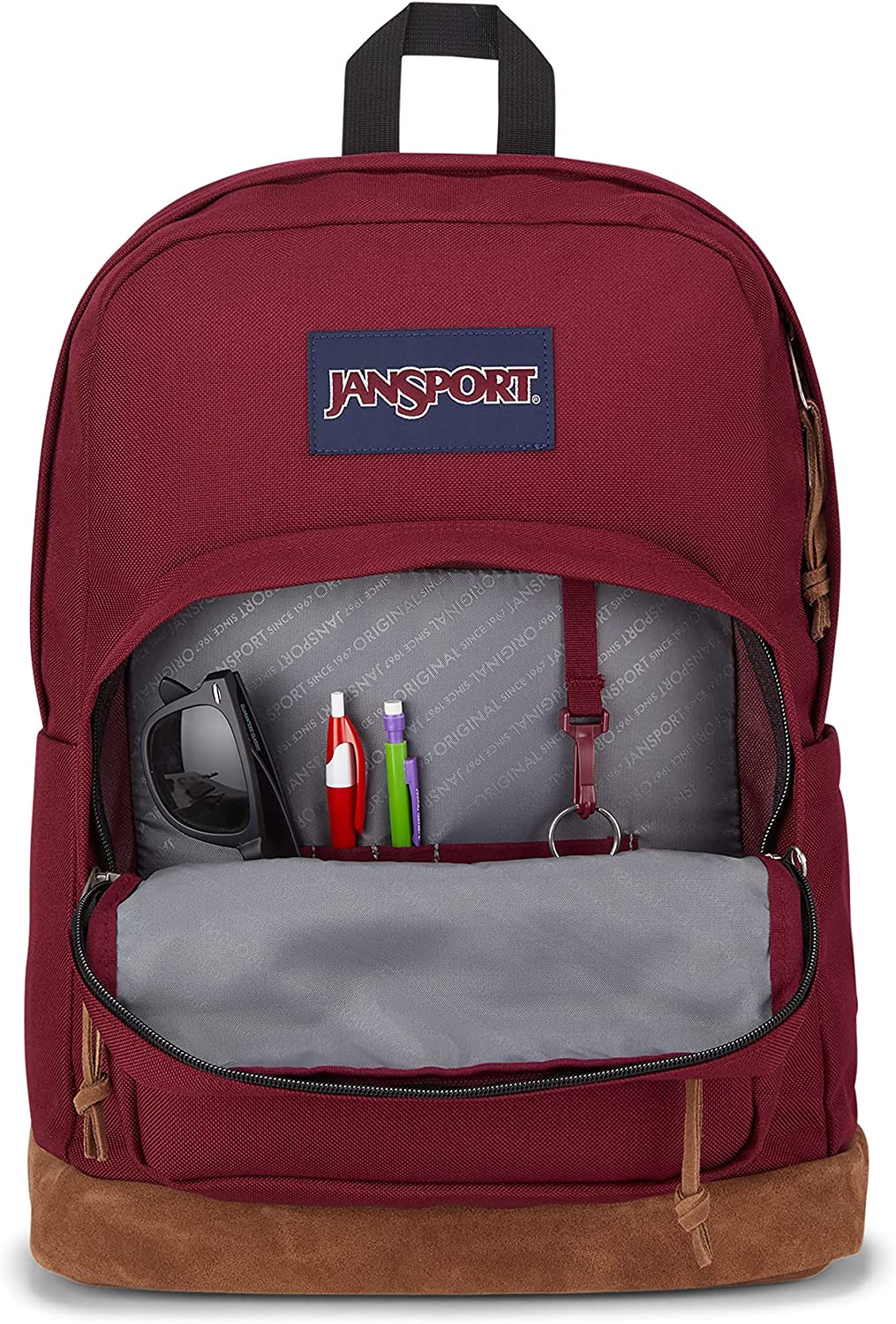 JanSport JS0A4QVA04S Right Pack Russet Red School Backpack