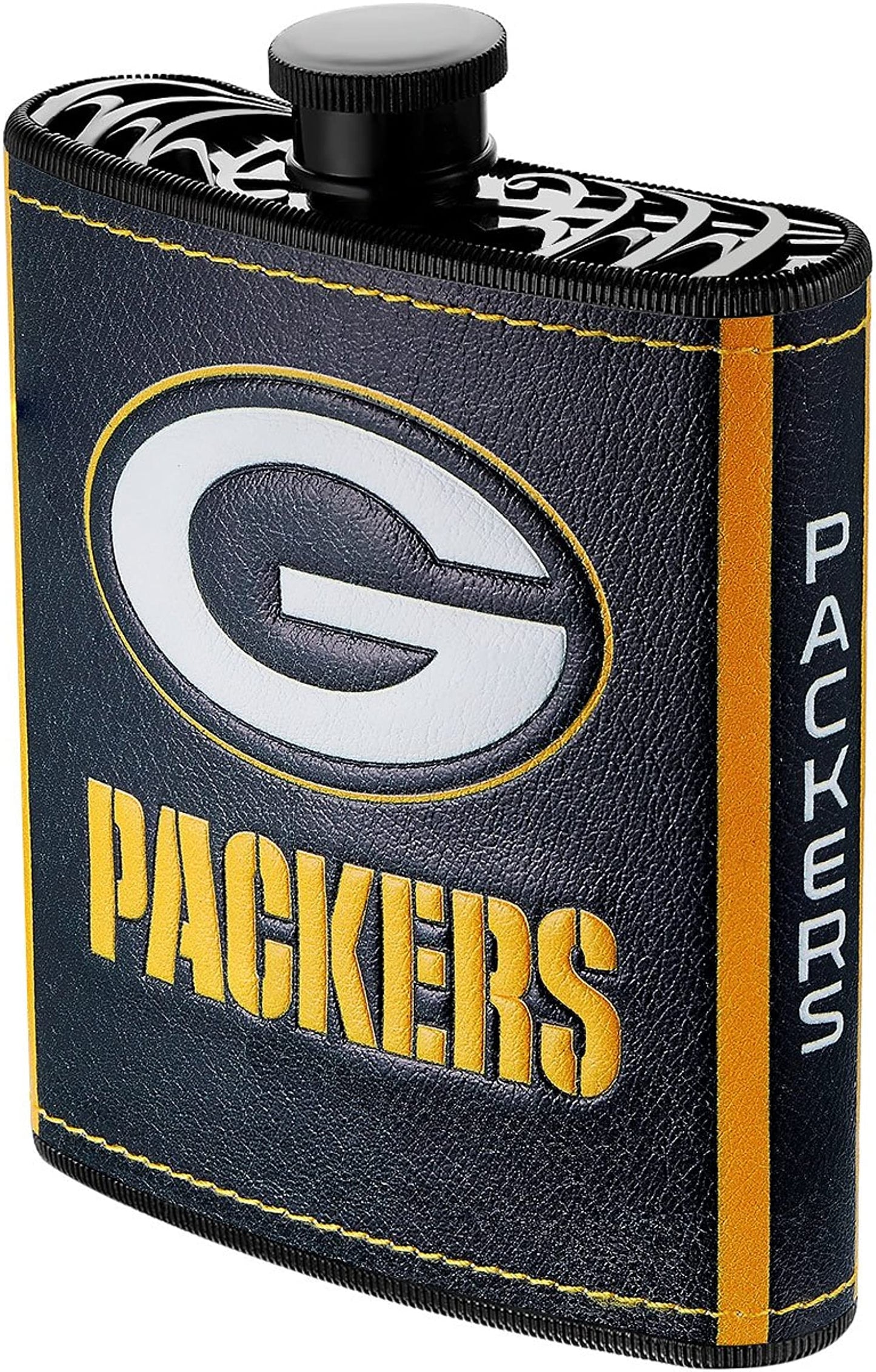 Green Bay Packers Plastic Hip Flask, 7-ounce