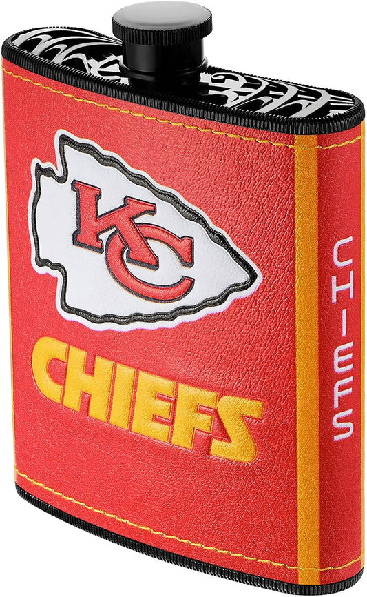 Petaca de plástico Kansas City Chiefs, 7 onzas 